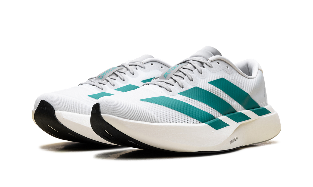 "White Pure Teal" adiZero EVO SL JS4451 - product image from the listing.