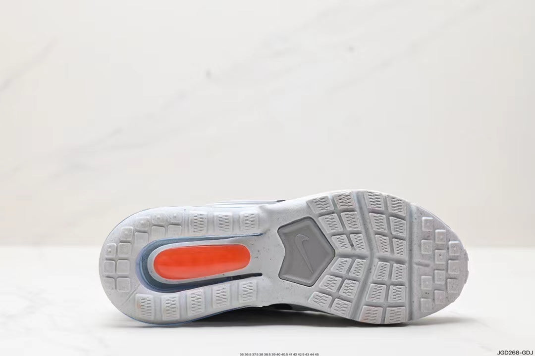 Nike Air Max 270 GDJ Sneakers in White, in Gray and Orange - product image from the listing.