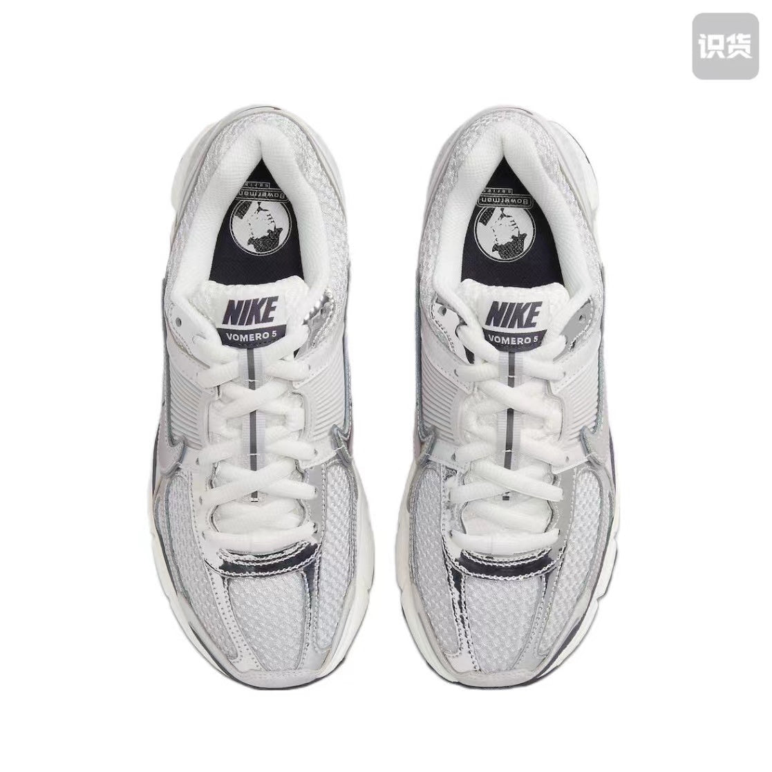 Nike Air Max Plus 3 Sneakers in Silver Grey and White - product image from the listing.
