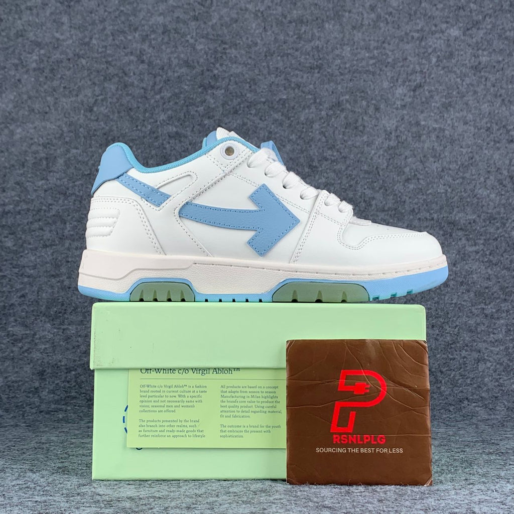 "White Light Blue" Off-White Out of Office - product image from the listing.