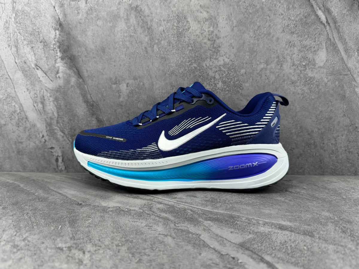 Navy Blue and White Nike Running Shoes - product image from the listing.