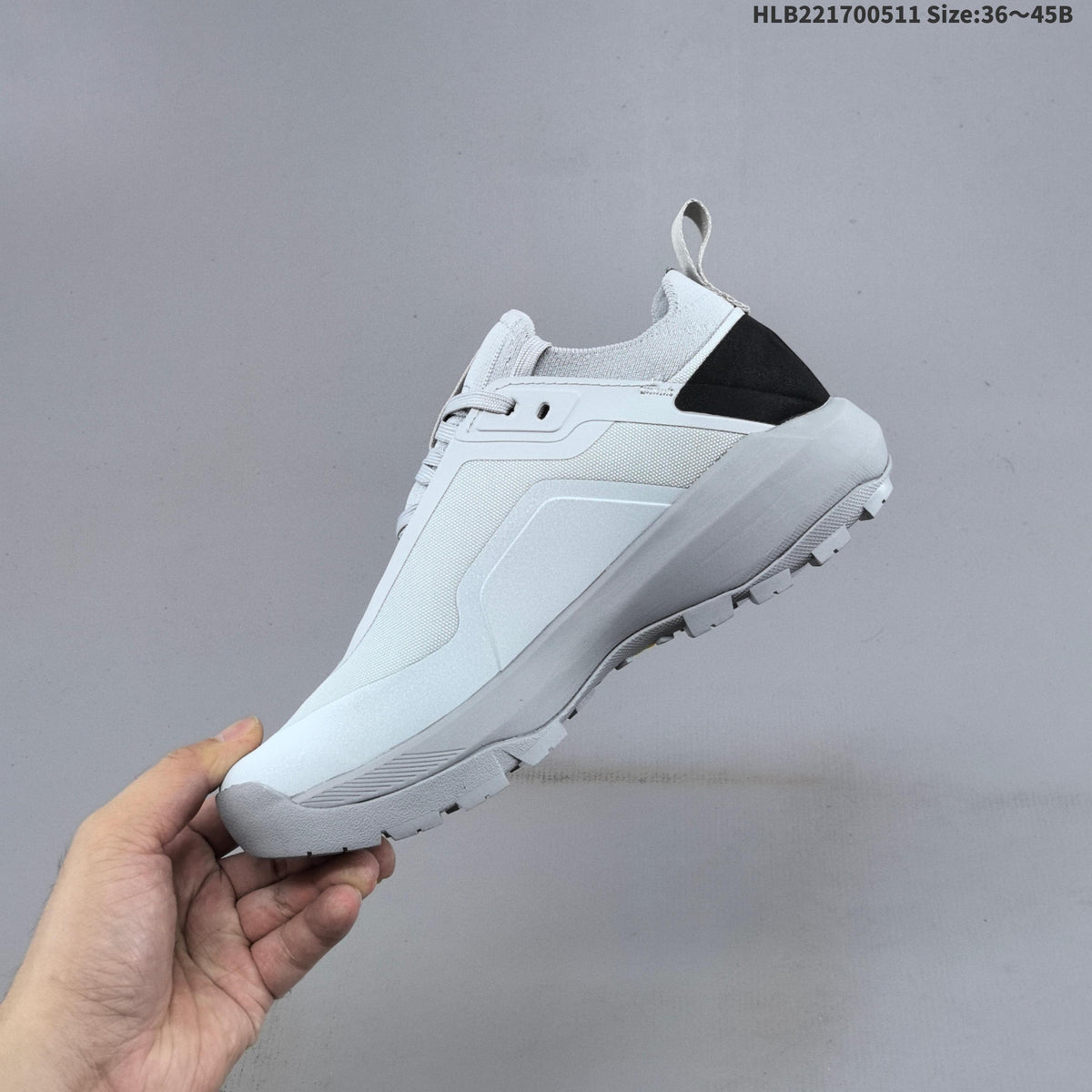 Arc'teryx Konseal Vertex Alpine M Trail Shoes, in Light Gray - product image from the listing.