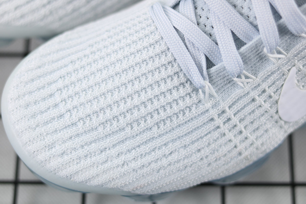Nike Air VaporMax Flyknit 3 in White Grey AJ6900-102 - product image from the listing.
