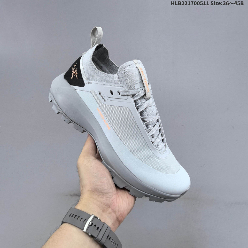 Arc'teryx Konseal Vertex Alpine M Trail Shoes, in Light Gray - product image from the listing.