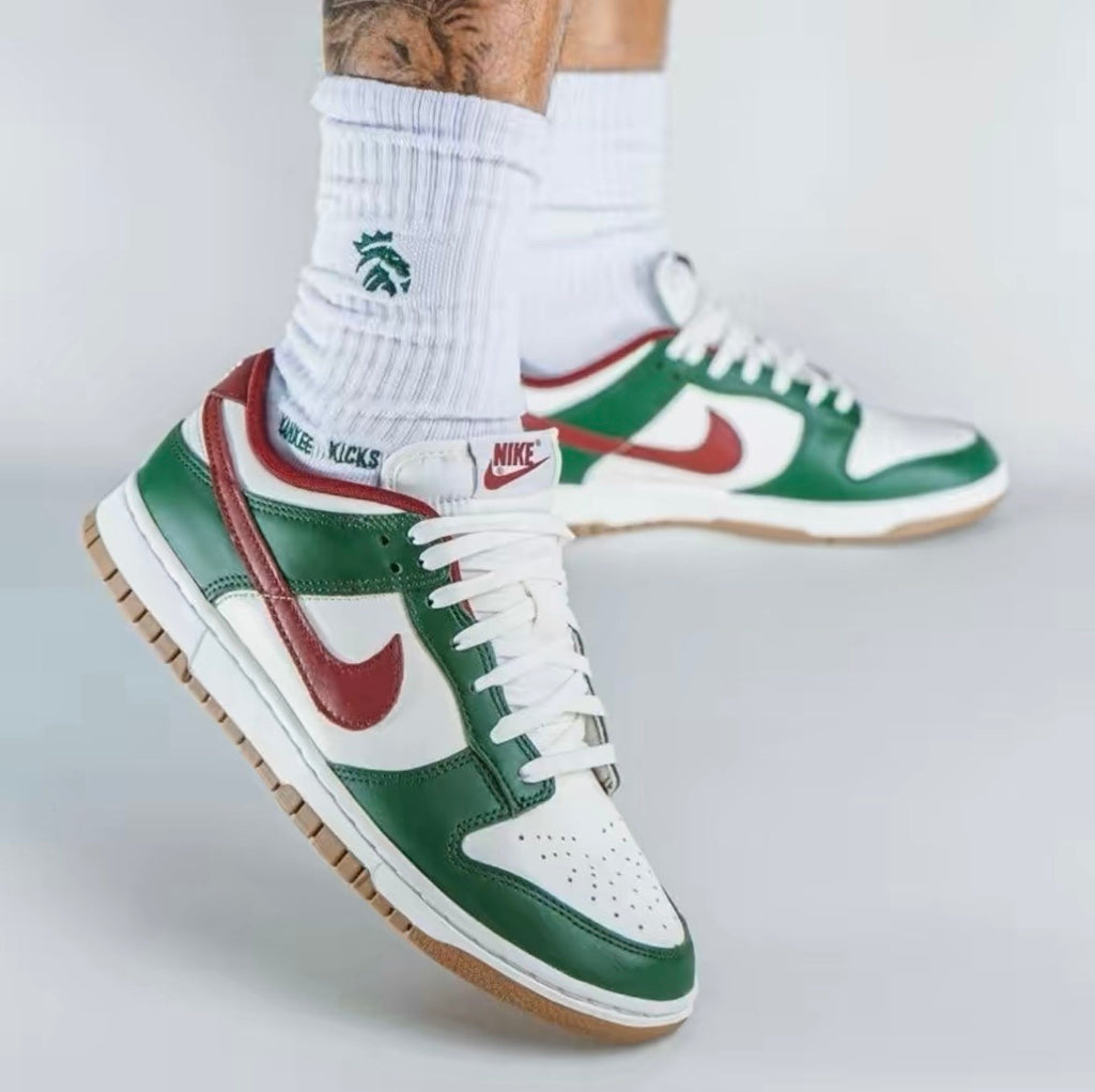 Nike Dunk Low Gorge Sneakers in Green FB7160-161 - product image from the listing.