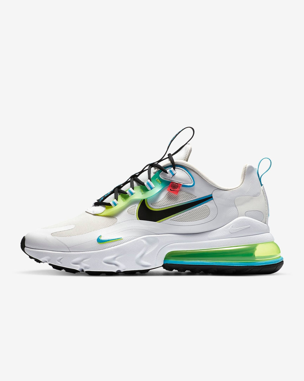 Nike Air Max 270 React Sneakers in White CK6457-100 - product image from the listing.
