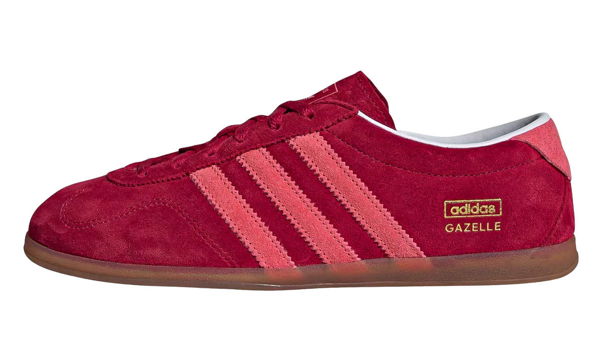 Women's Gazelle Lo Pro "Team Victory Red Gum" IH6944 - product image from the listing.