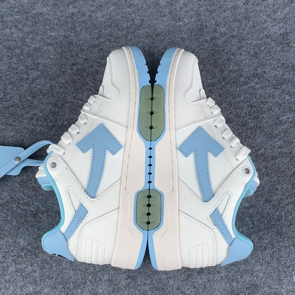 "White Light Blue" Off-White Out of Office - product image from the listing.
