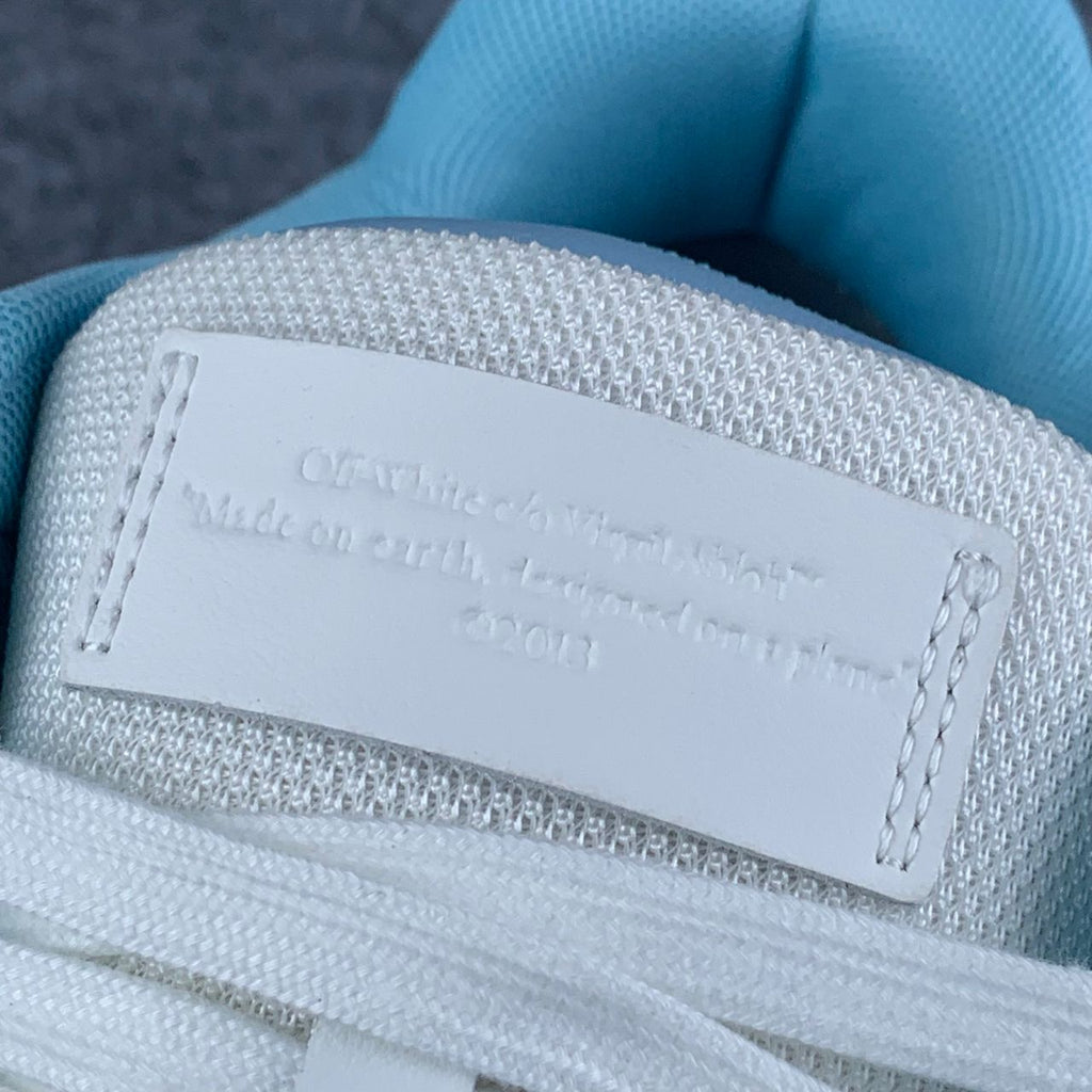 "White Light Blue" Off-White Out of Office - product image from the listing.