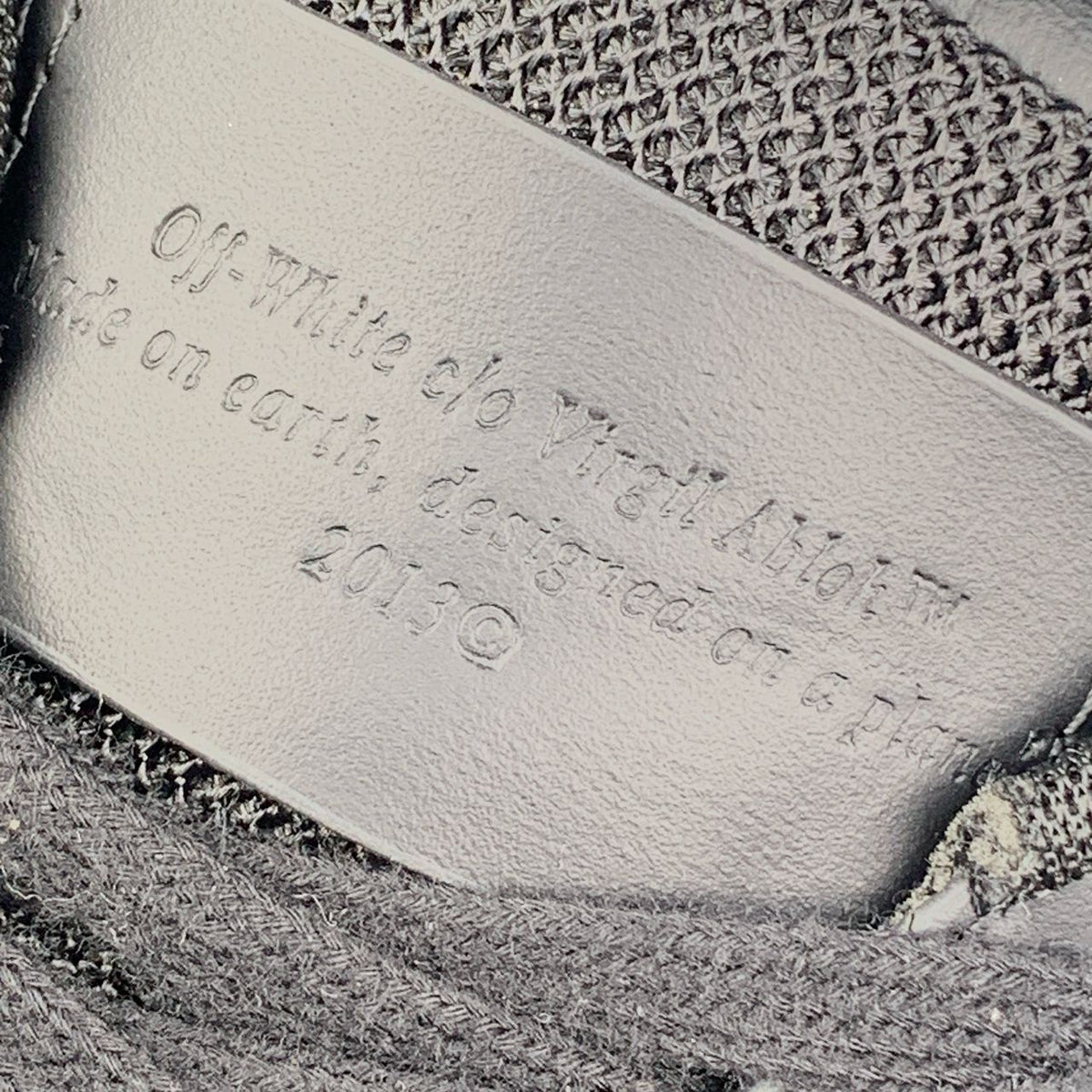 "For Walking - Black White" Off-White Out Of Office - product image from the listing.