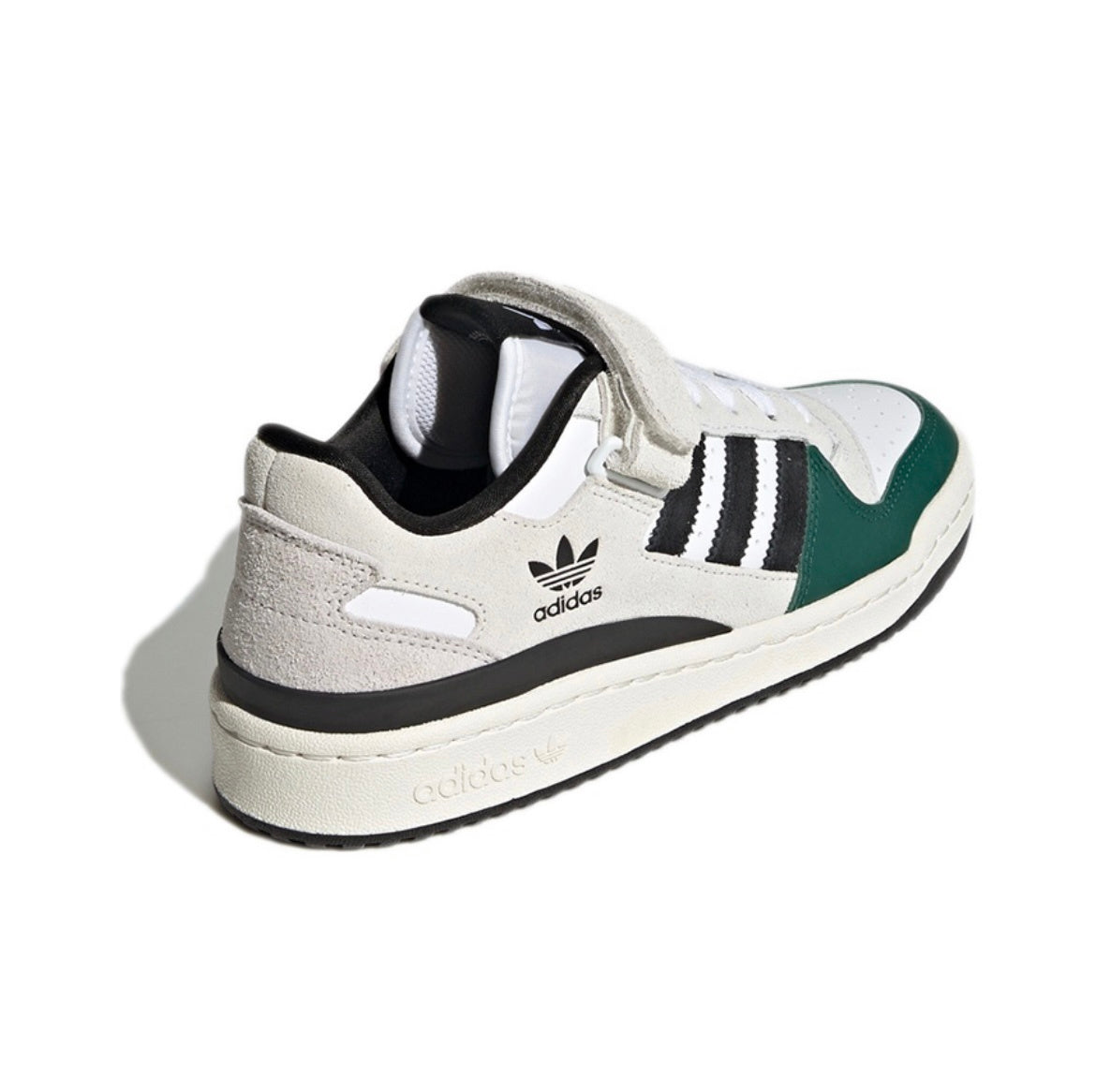 Adidas Originals Forum 84 Low Trainers, Grey and Green, GY8203 - product image from the listing.