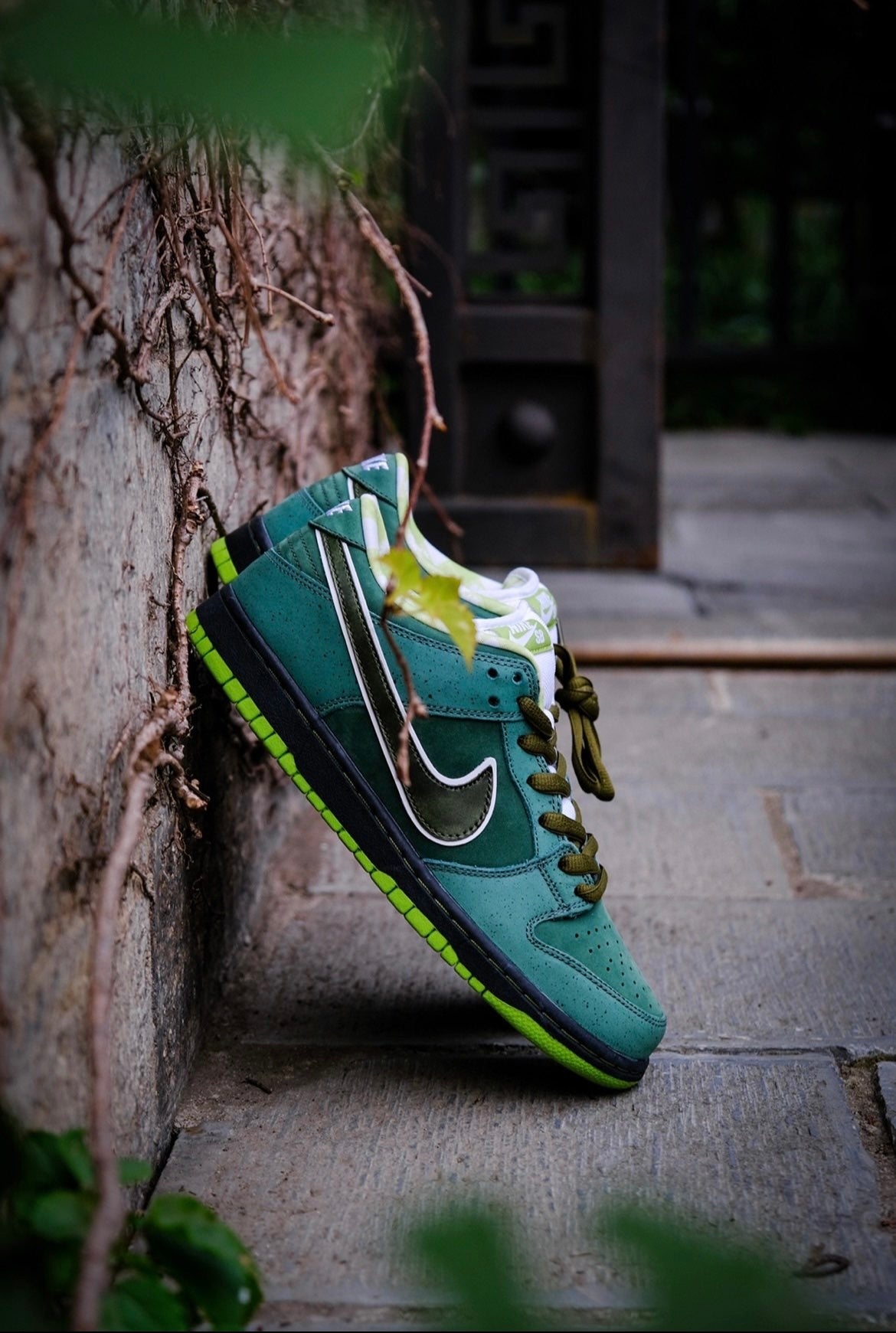Nike SB Dunk Low Green Lobster Trainers BV1310-337 - product image from the listing.