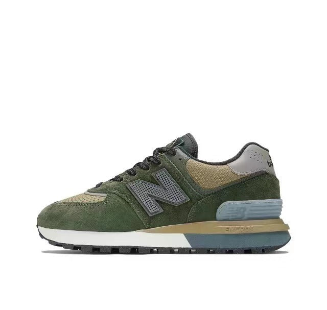 New Balance 574 U574GIL Sneakers, in Green - product image from the listing.