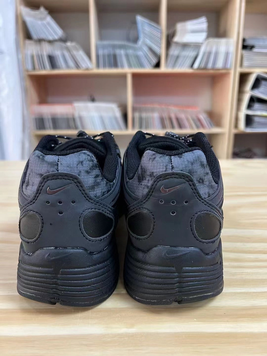 Nike P-6000 Trainers, Black and Gray, HQ4054-001 - product image from the listing.