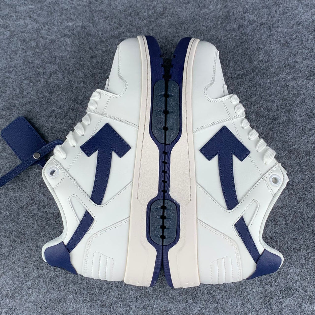 "White White Navy Blue" Off-White Out of Office - product image from the listing.