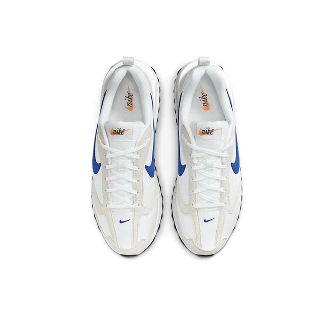 Nike Air Max Dawn Sneakers in White Blue DJ3624-100 - product image from the listing.