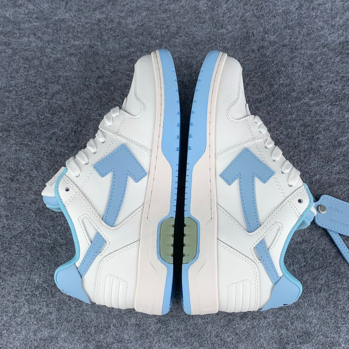 "White Light Blue" Off-White Out of Office - product image from the listing.