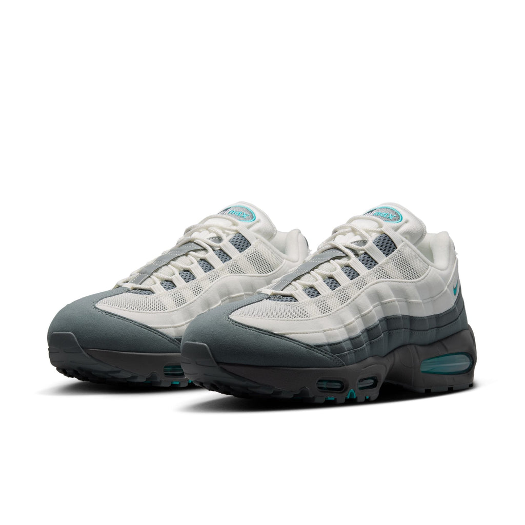 Summit White/Dusty Cactus - Nike Air Max 95 Big Bubble - product image from the listing.