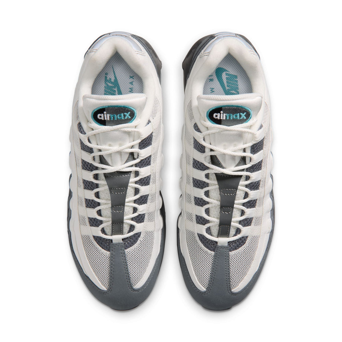 Summit White/Dusty Cactus - Nike Air Max 95 Big Bubble - product image from the listing.