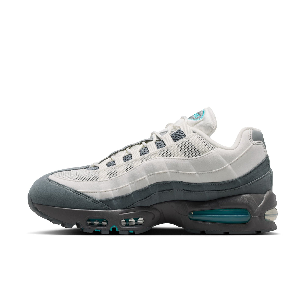 Summit White/Dusty Cactus - Nike Air Max 95 Big Bubble - product image from the listing.