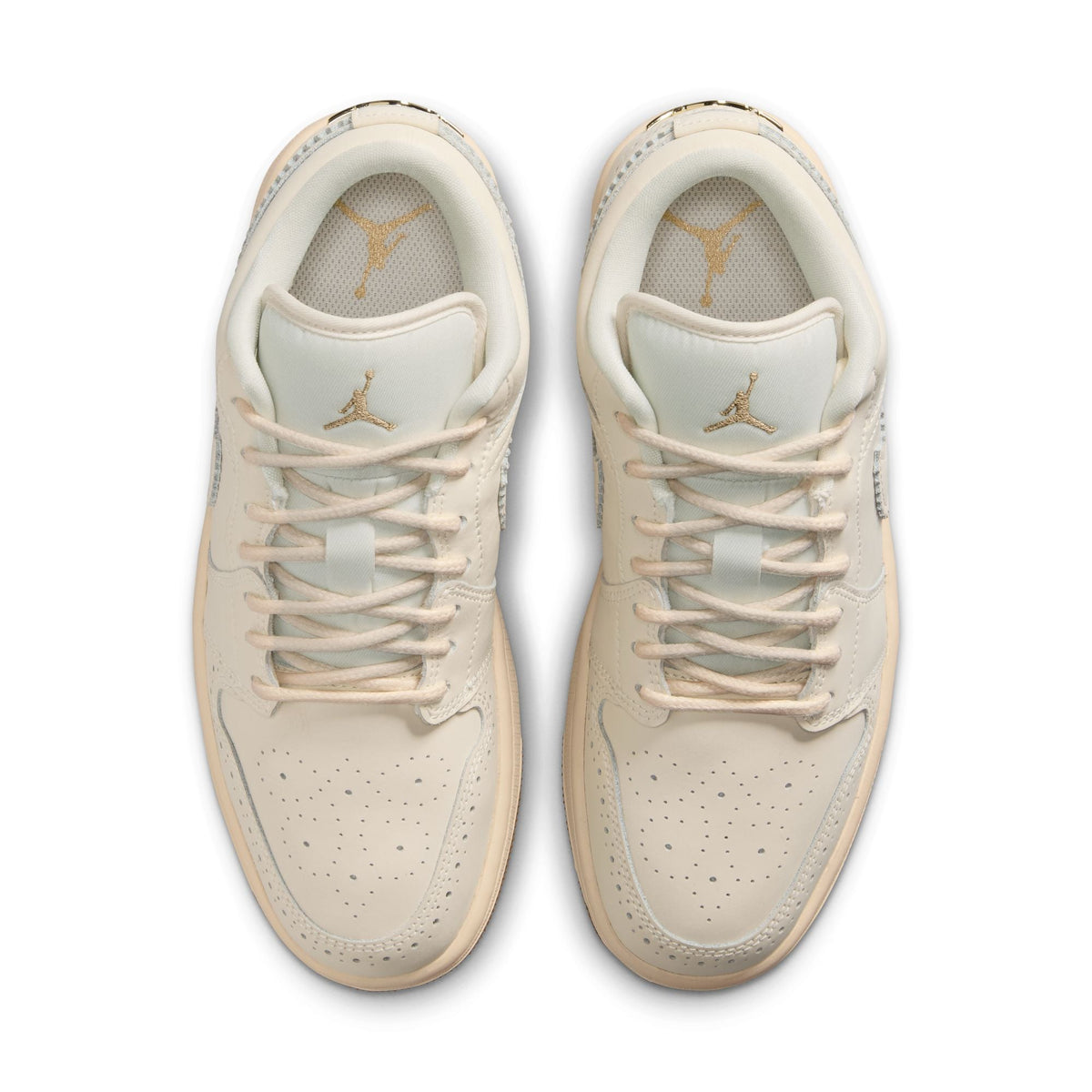 Chalk/Chalk-Metallic Gold-Pearl White - Air Jordan 1 Low SE - product image from the listing.