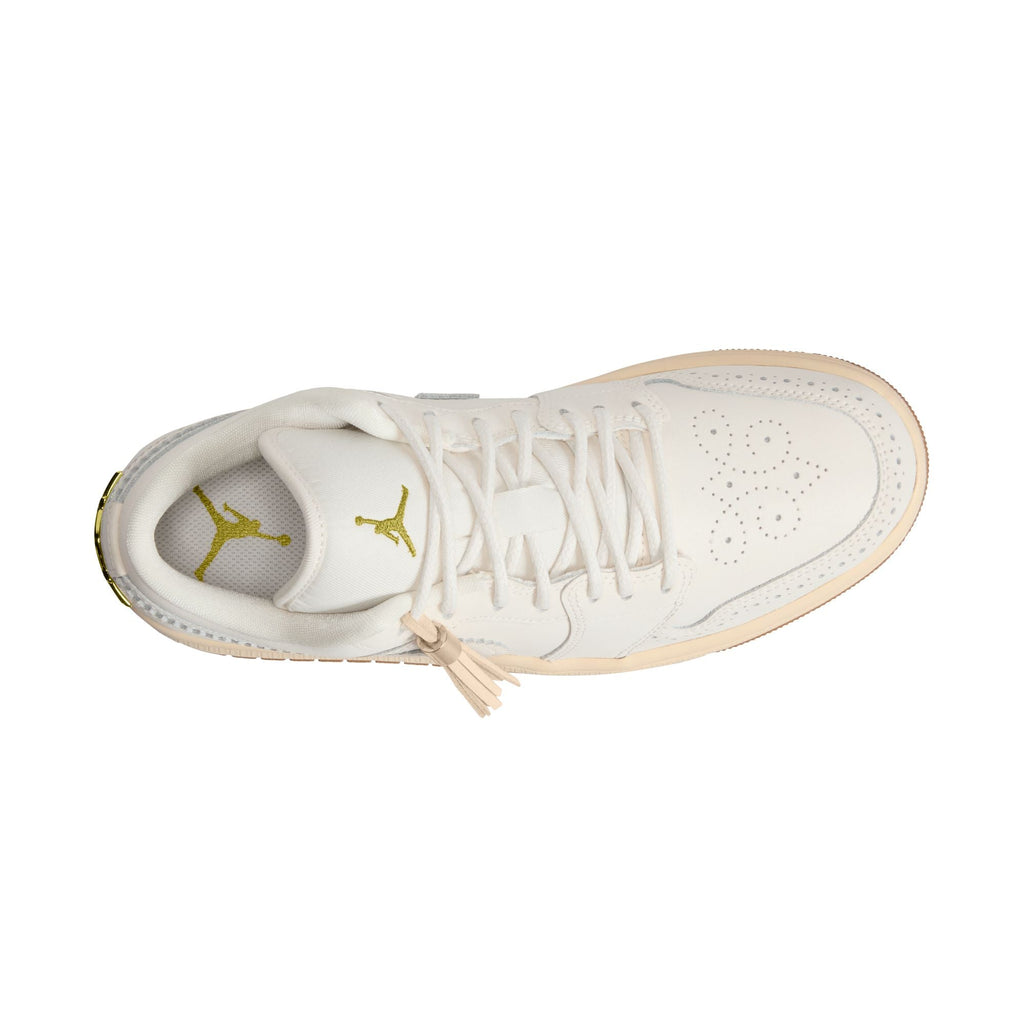 Chalk/Chalk-Metallic Gold-Pearl White - Air Jordan 1 Low SE - product image from the listing.