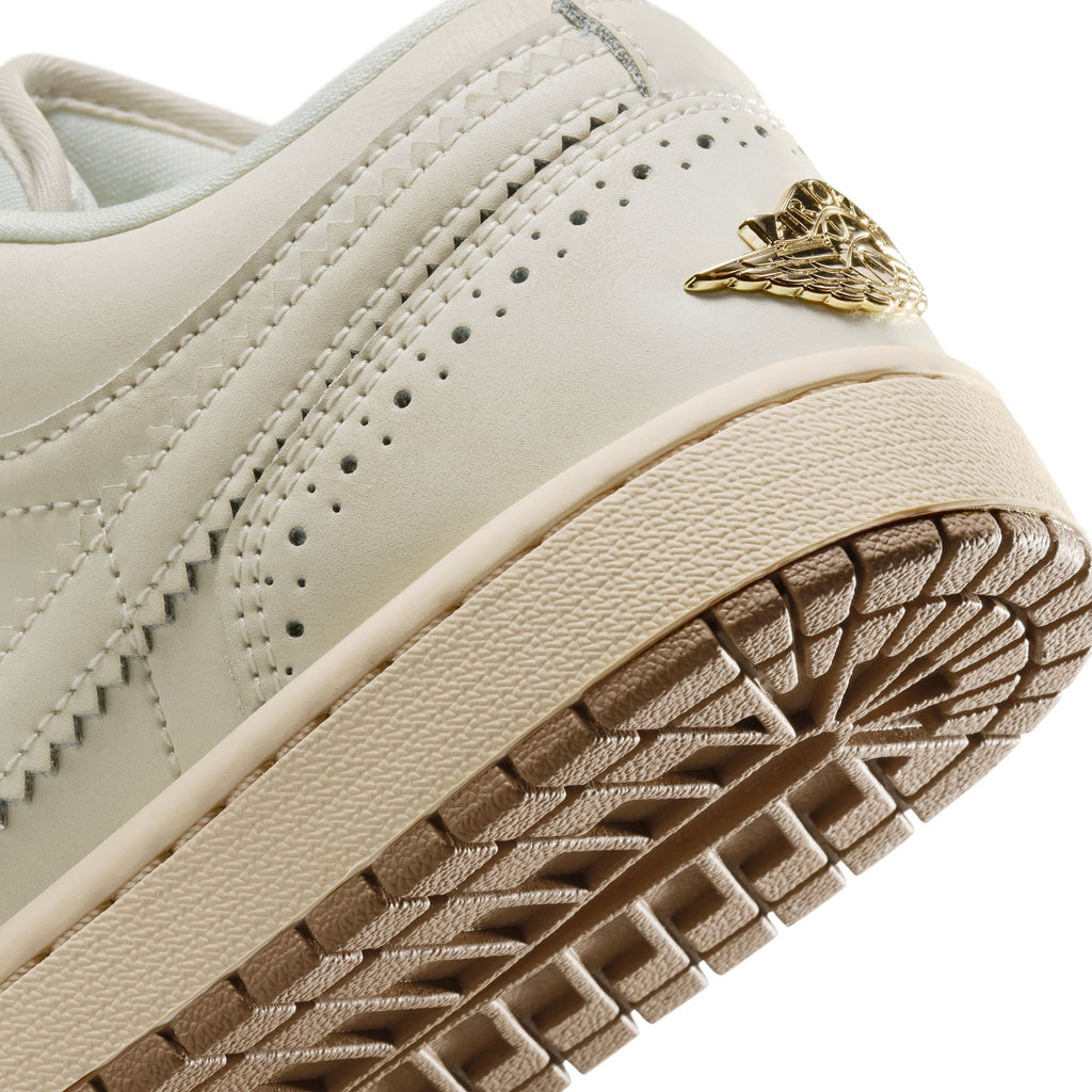 Chalk/Chalk-Metallic Gold-Pearl White - Air Jordan 1 Low SE - product image from the listing.