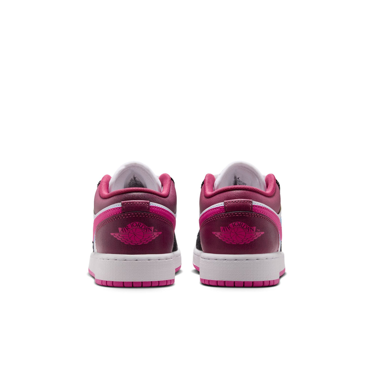 Off Noir/ Desert Pink-White - Air Jordan 1 Low SE (GS) - product image from the listing.