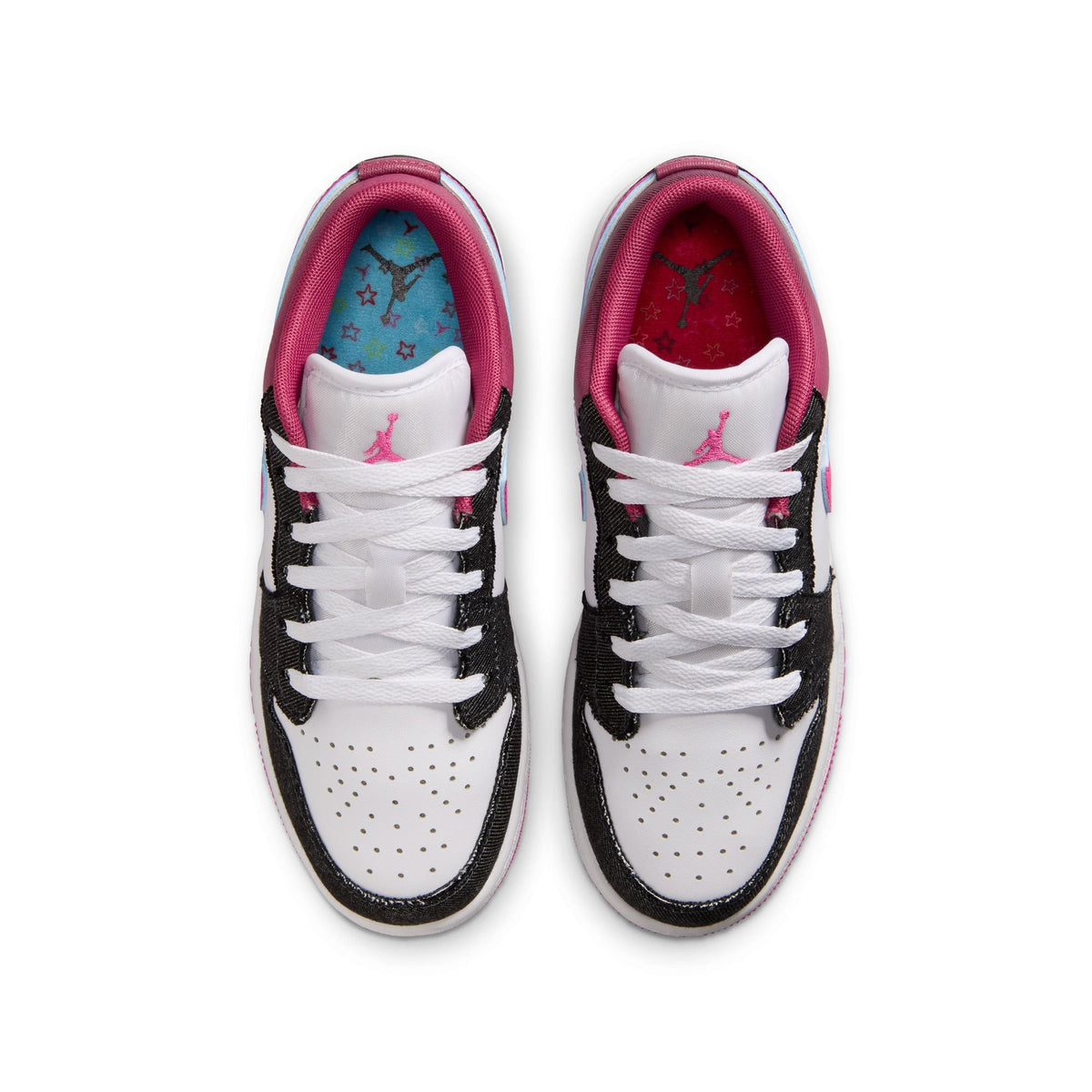Off Noir/ Desert Pink-White - Air Jordan 1 Low SE (GS) - product image from the listing.