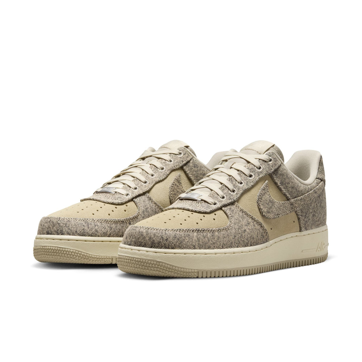 "Denim" Air Force 1 '07 LV8 (Desert Khaki/Desert Khaki) - product image from the listing.