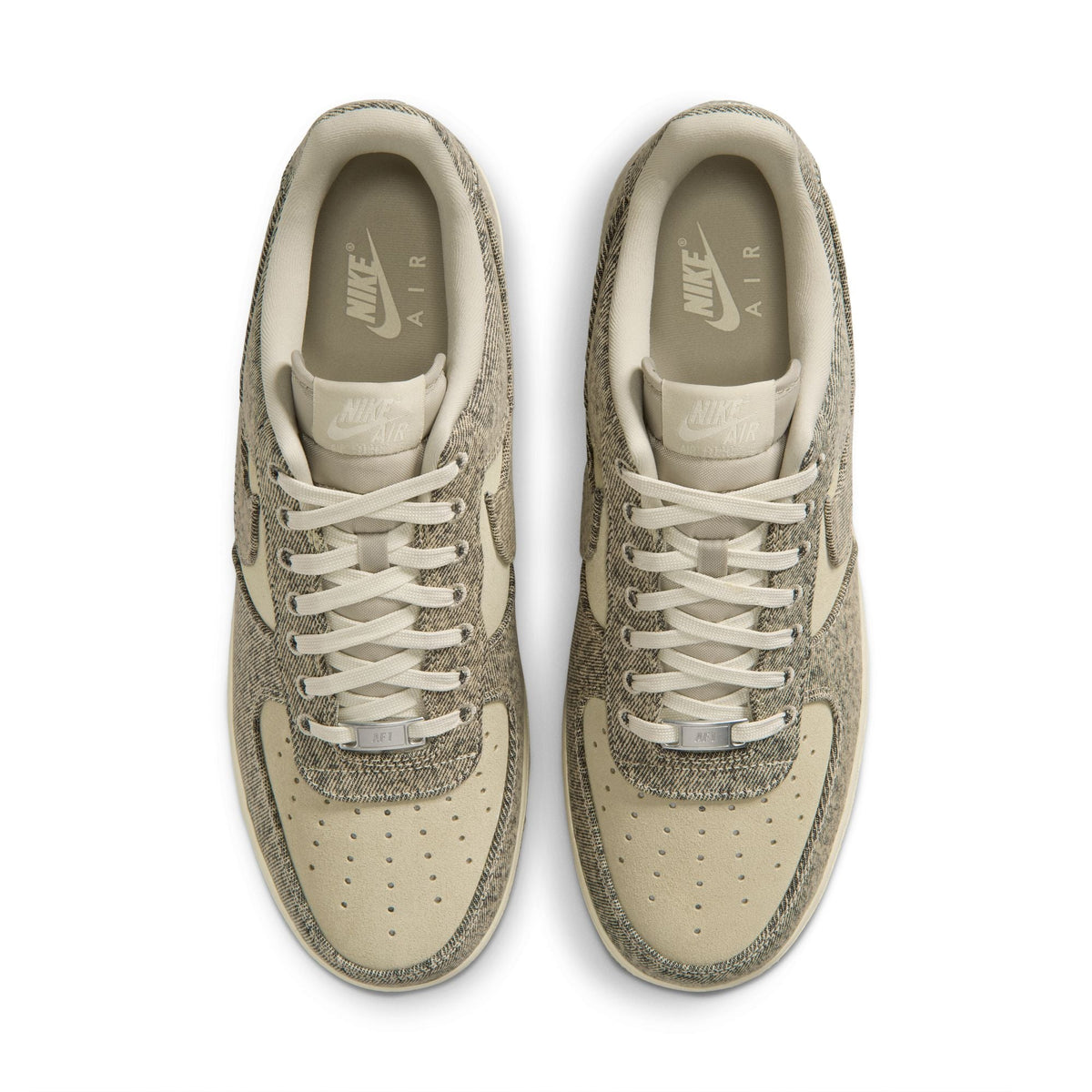"Denim" Air Force 1 '07 LV8 (Desert Khaki/Desert Khaki) - product image from the listing.