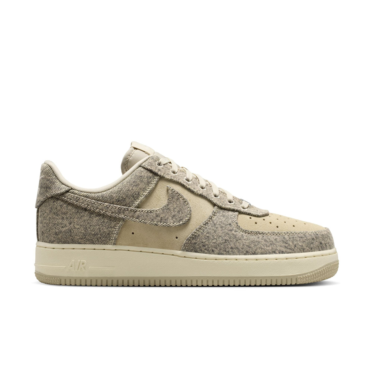 "Denim" Air Force 1 '07 LV8 (Desert Khaki/Desert Khaki) - product image from the listing.