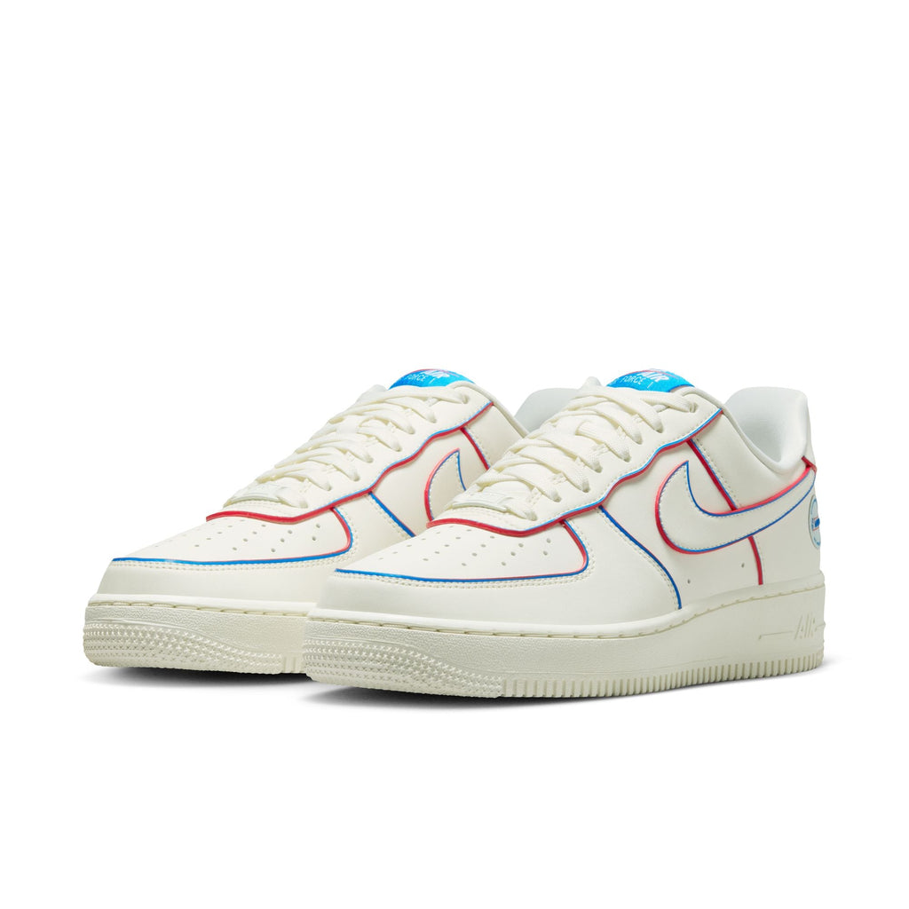 Women's Nike Air Force 1 '07 WNBA 30th (Sail/Multi-Color-Action Red) - product image from the listing.