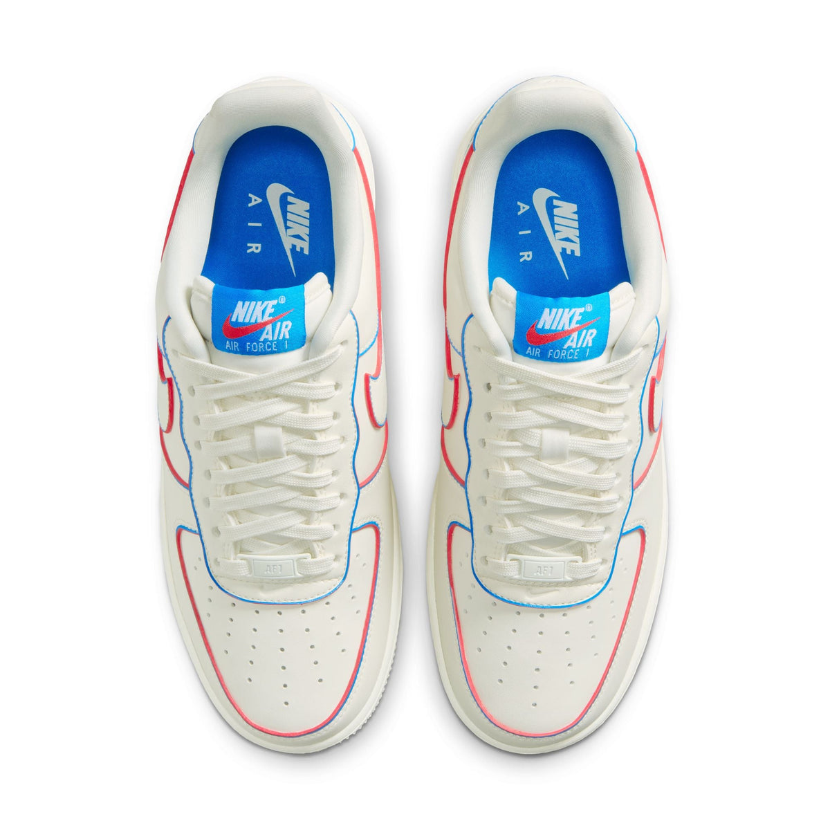 Women's Nike Air Force 1 '07 WNBA 30th (Sail/Multi-Color-Action Red) - product image from the listing.