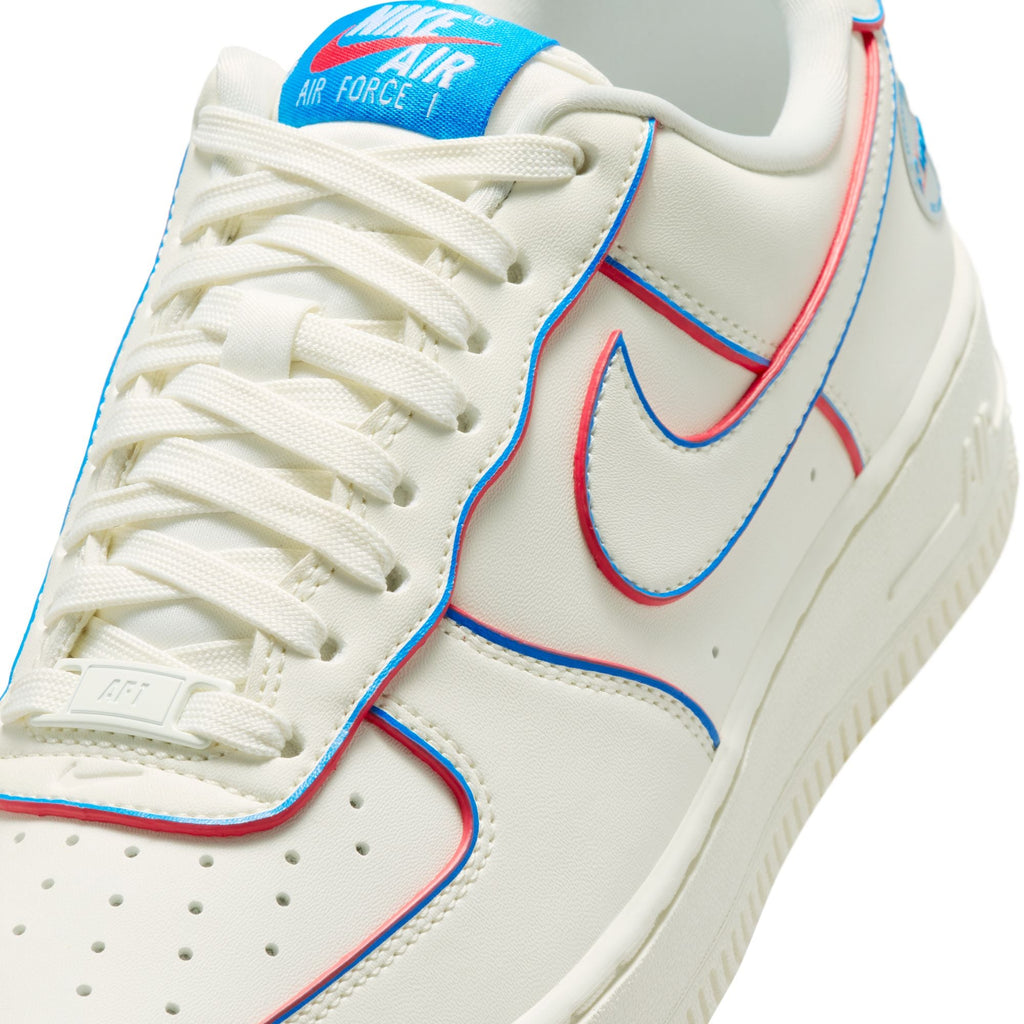 Women's Nike Air Force 1 '07 WNBA 30th (Sail/Multi-Color-Action Red) - product image from the listing.