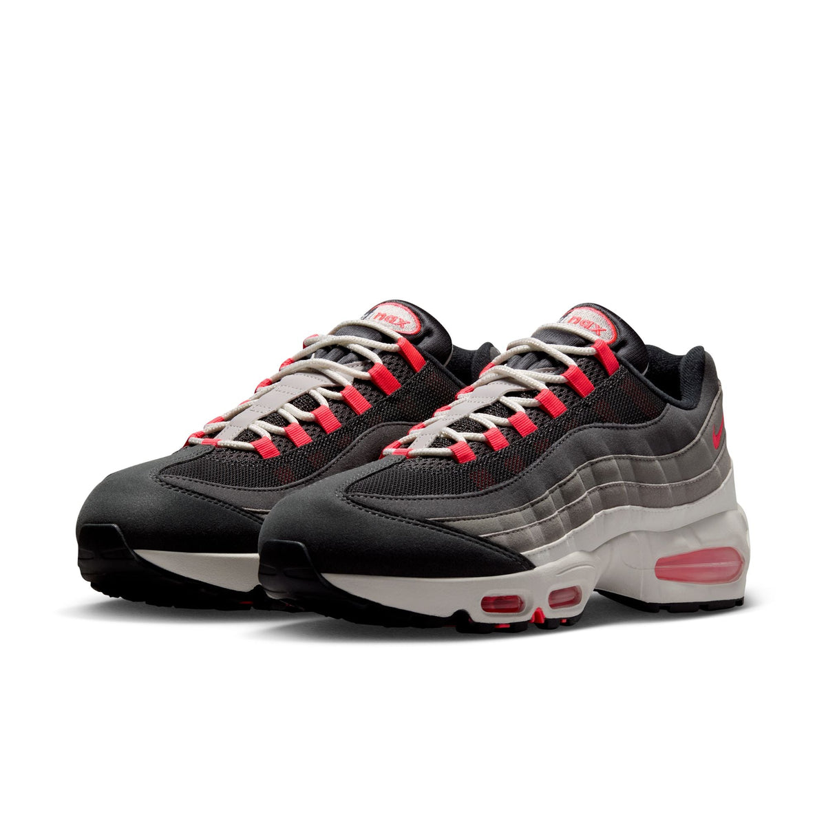 Anthracite/Solar Red-LT Graphite - Nike Air Max 95 Big Bubble PRM - product image from the listing.