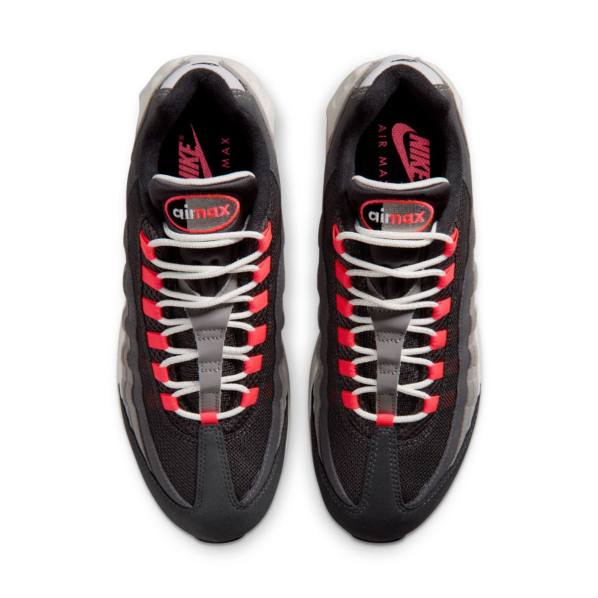 Anthracite/Solar Red-LT Graphite - Nike Air Max 95 Big Bubble PRM - product image from the listing.