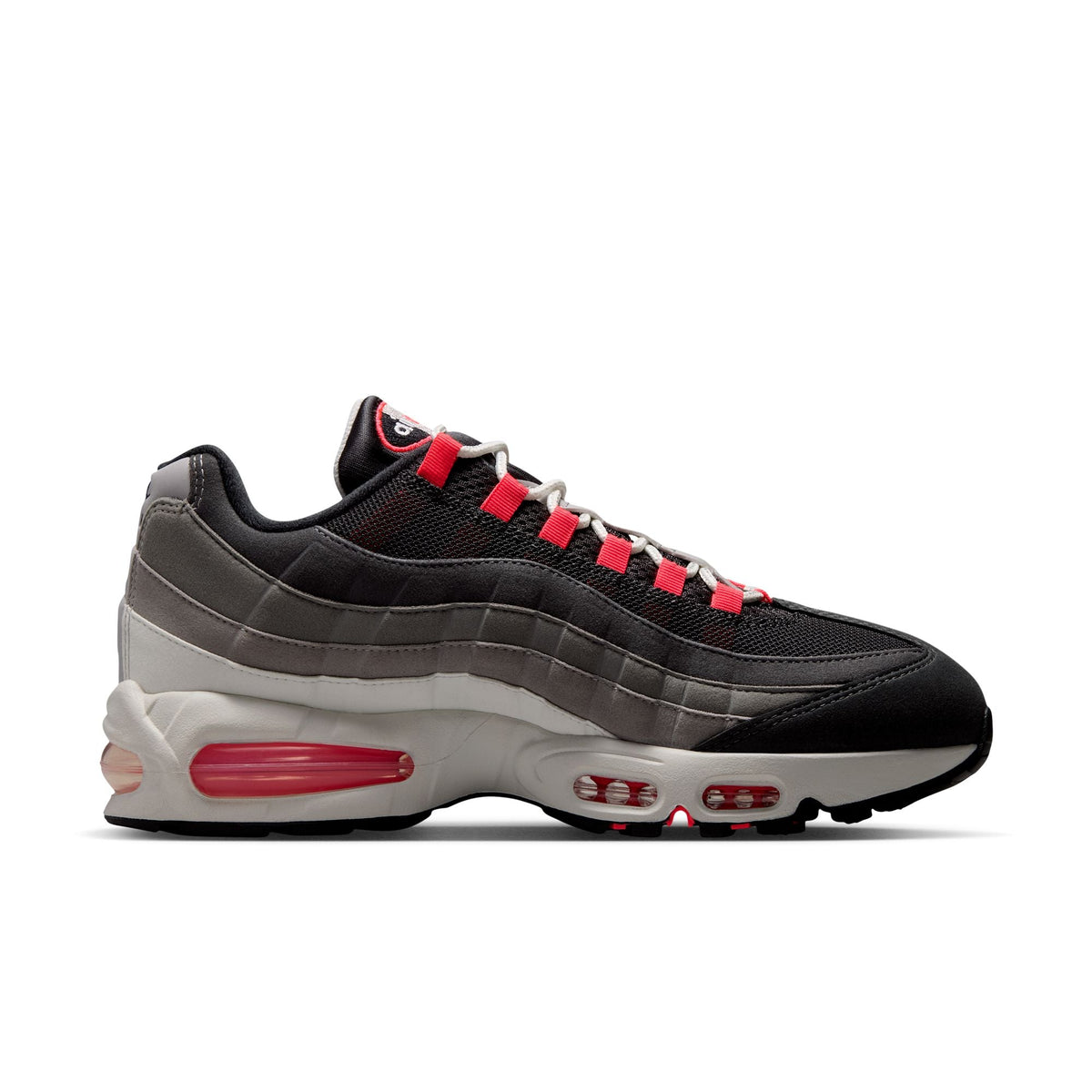 Anthracite/Solar Red-LT Graphite - Nike Air Max 95 Big Bubble PRM - product image from the listing.
