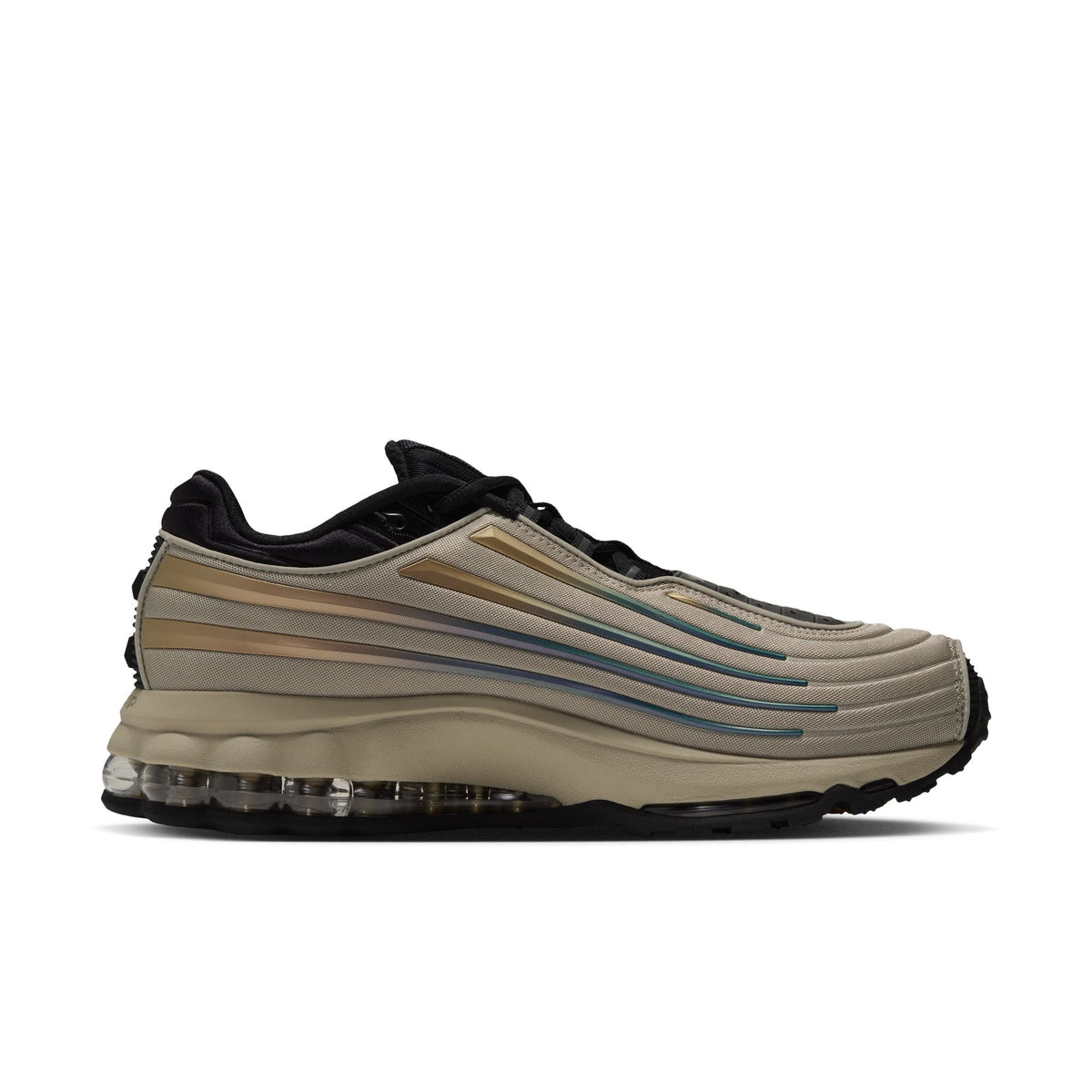 Nike Air Max Ecstasy Plus in Desert Khaki/Black - product image from the listing.