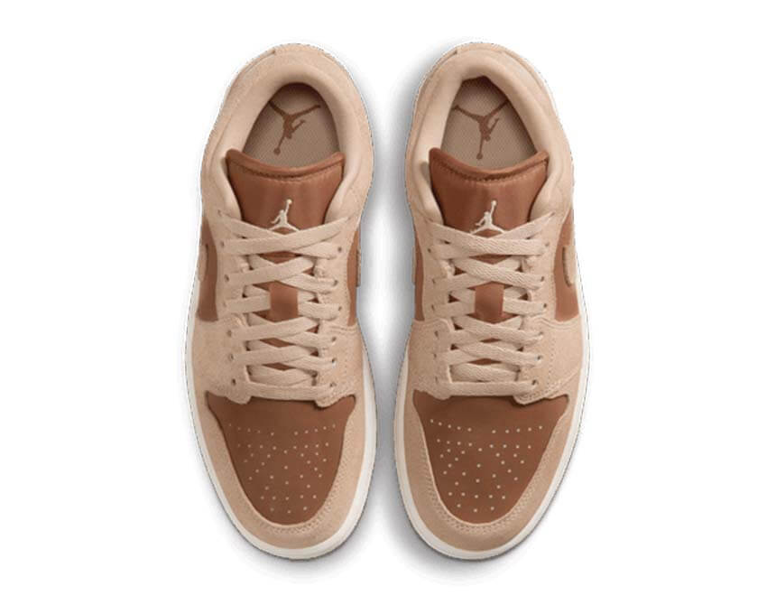 "Legend Medium Brown" Air Jordan 1 Low W - product image from the listing.