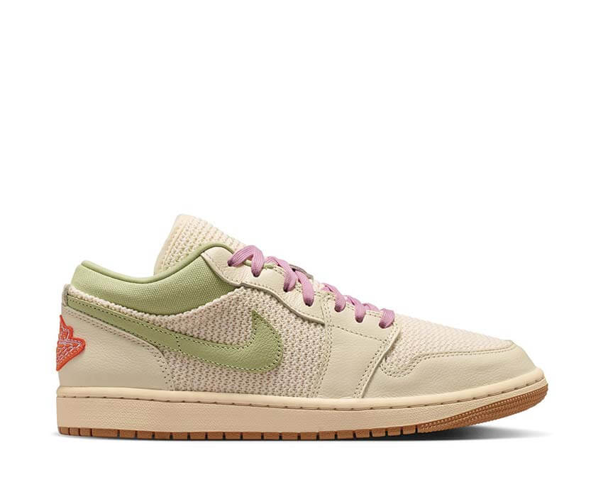 "Olive Aura" Air Jordan 1 Low SE W - product image from the listing.
