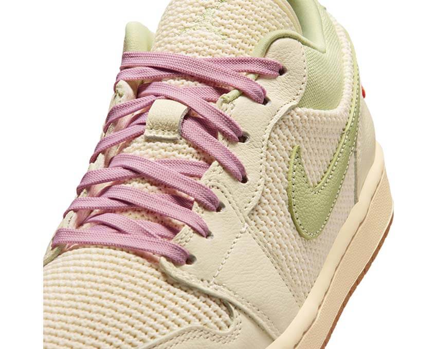 "Olive Aura" Air Jordan 1 Low SE W - product image from the listing.