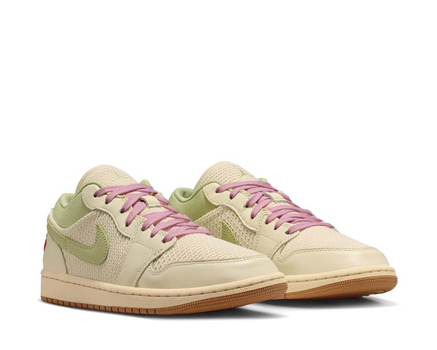 "Olive Aura" Air Jordan 1 Low SE W - product image from the listing.