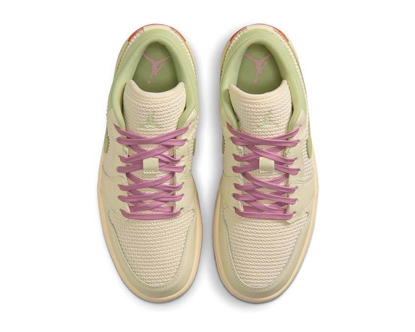 "Olive Aura" Air Jordan 1 Low SE W - product image from the listing.