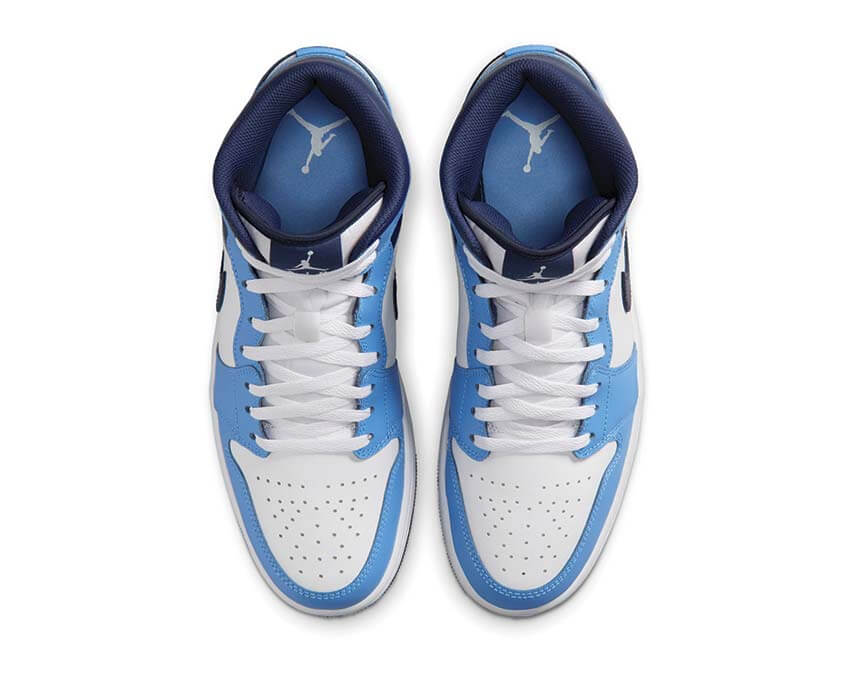"University Blue" Air Jordan 1 Mid - product image from the listing.