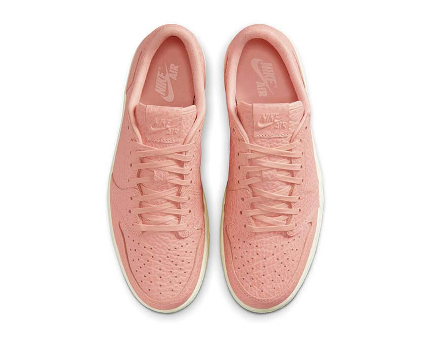 "Arctic Orange" Air Jordan 1 Retro Low No Swoosh - product image from the listing.