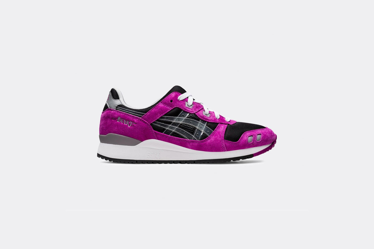 Asics x Awake NY Gel-Lyte III OG in Black/Black - product image from the listing.