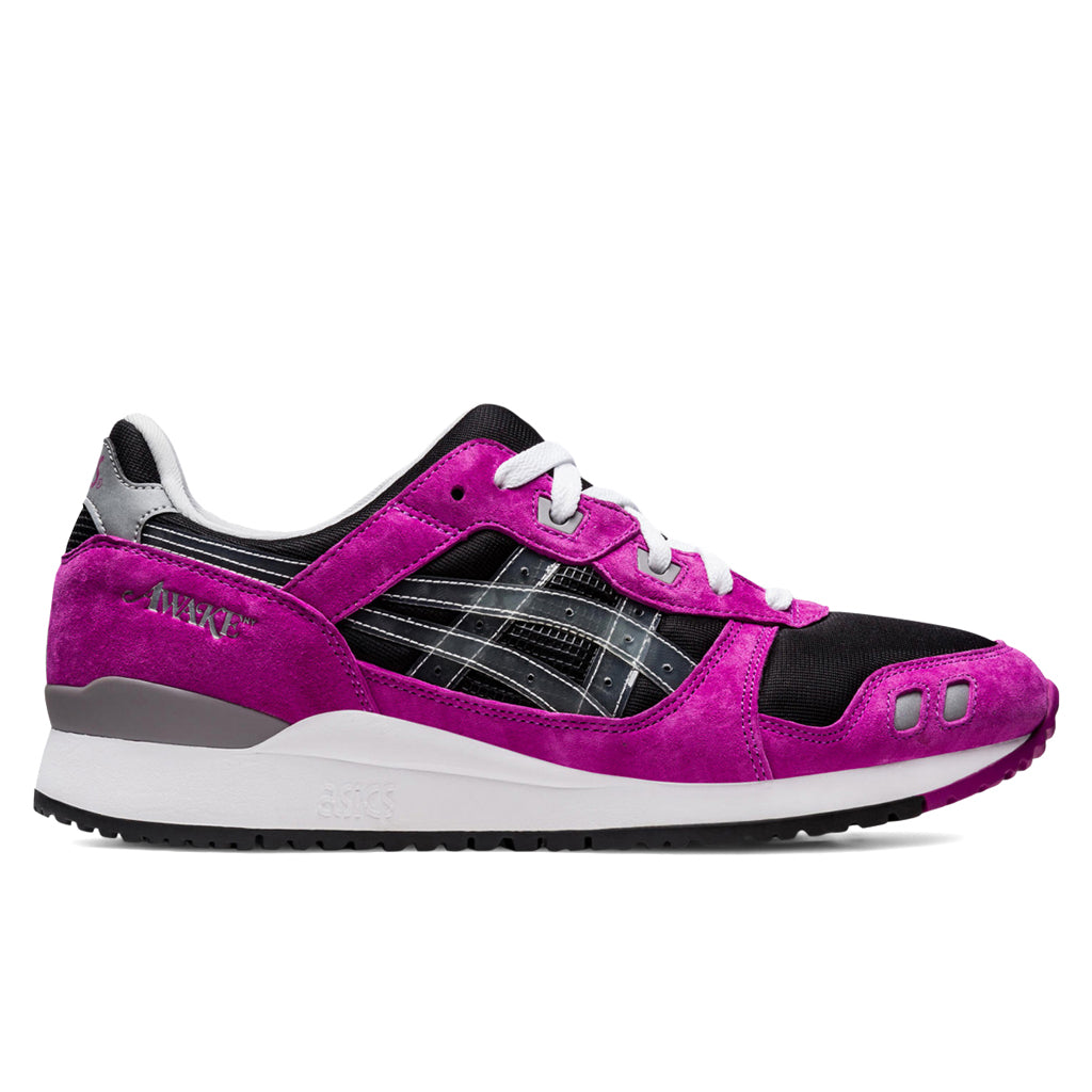 Asics x Awake NY Gel-Lyte III OG in Black/Black - product image from the listing.