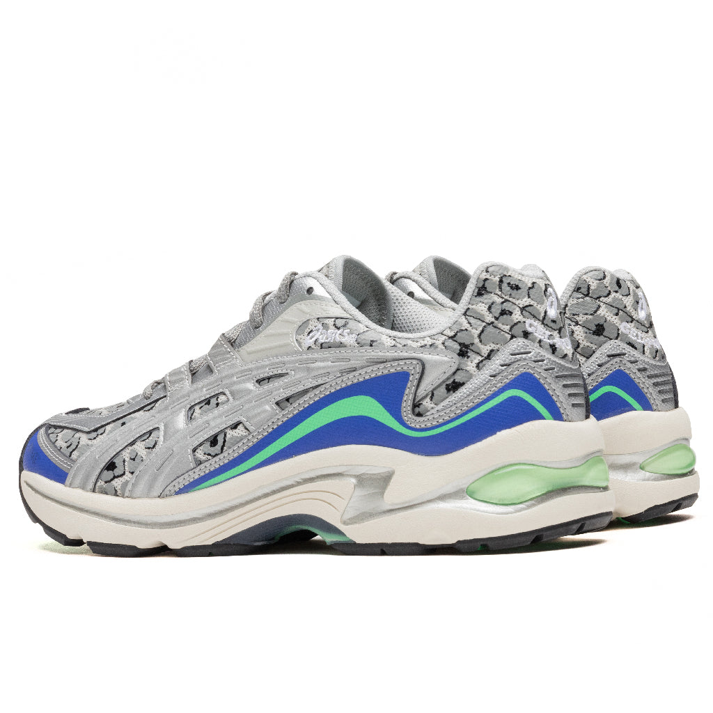 Asics x Awake NY Gel-Preleus in Cool Grey/Silver - product image from the listing.