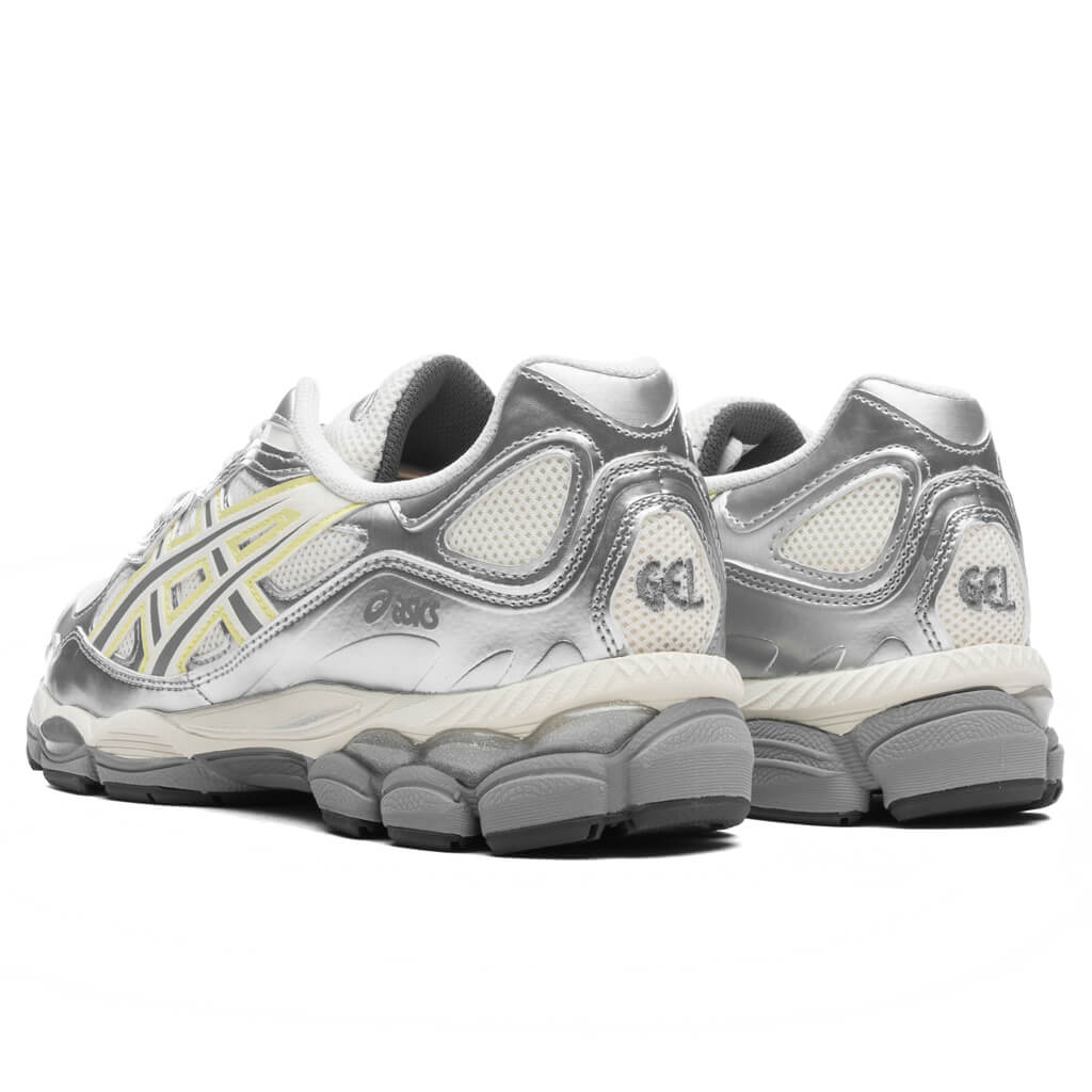 Asics x EMMI Gel-NYC - White/Huddle Yellow for Women - product image from the listing.